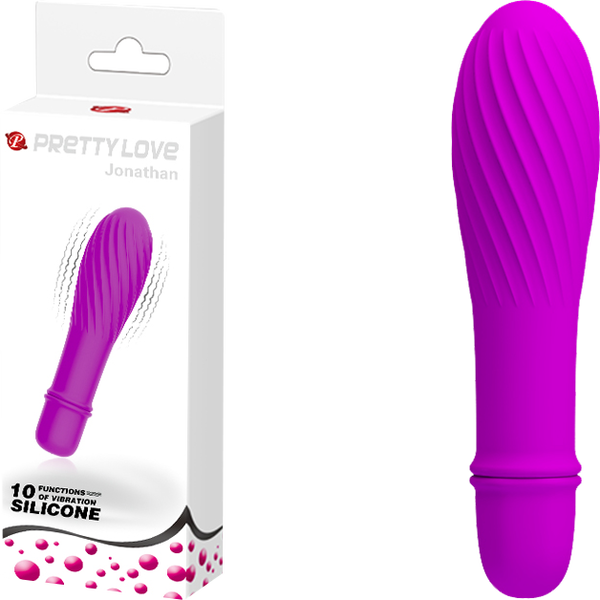 Solomon Mini Vibrator – Silicone Small Vibrator with Swirl Tip Purple > Vibrators > Mini Vibrators
