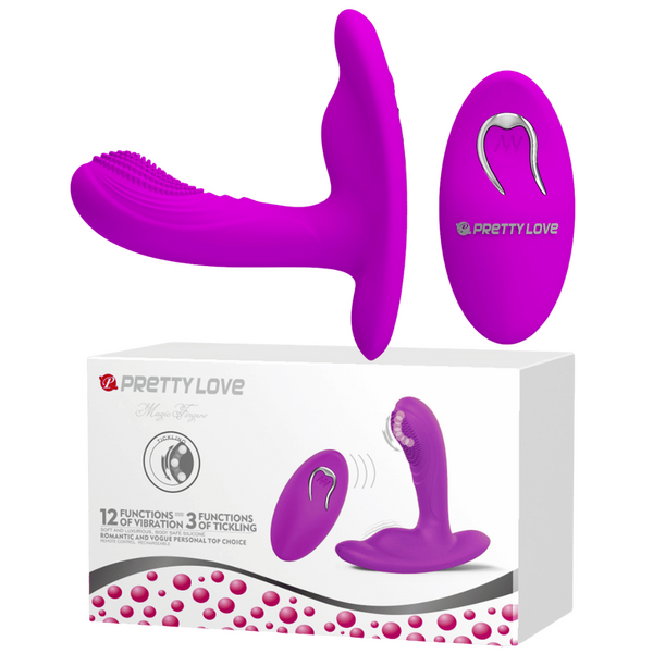 Magic Finger – Rechargeable Remote-Controlled Vibrator with 12 Vibration Functions and 3 Tickling Functions Default Title > Vibrators > G-Spot