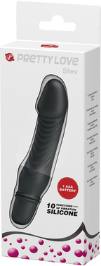 Stev Classic Vibrator – High-Quality Silicone Vibrator Black > Vibrators > Standard Vibrators