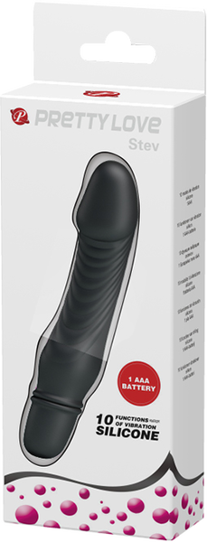 Stev Classic Vibrator – High-Quality Silicone Vibrator Black > Vibrators > Standard Vibrators