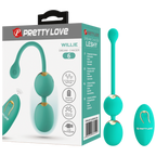 Rechargeable Willie – Remote-Controlled Vibrating Pelvic Floor Exerciser Balls Seafoam > Sex Toys For Ladies > Kegel Exercise