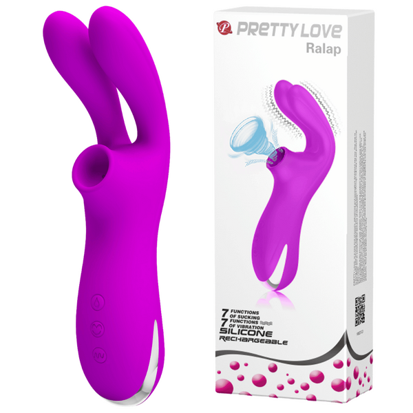 Ralap Sucking and Vibration Dual Action – Waterproof Vibrator with 7 Functions One Size > Vibrators > Ladies > Clitoral Vibrators and Stimulators