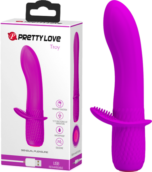 Troy Rechargeable Vibrator One Size > Vibrators > Ladies > Rabbit