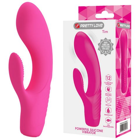 Rechargeable Tim Rabbit Vibrator – Bendable 12-Function G-Spot Vibrator Pink > Sex Toys For Ladies > G-Spot Vibrators