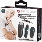 Double Vibro Bullets – 3 Function Vibrating Exerciser Bullets One Size > Vibrators > Mini Vibrators