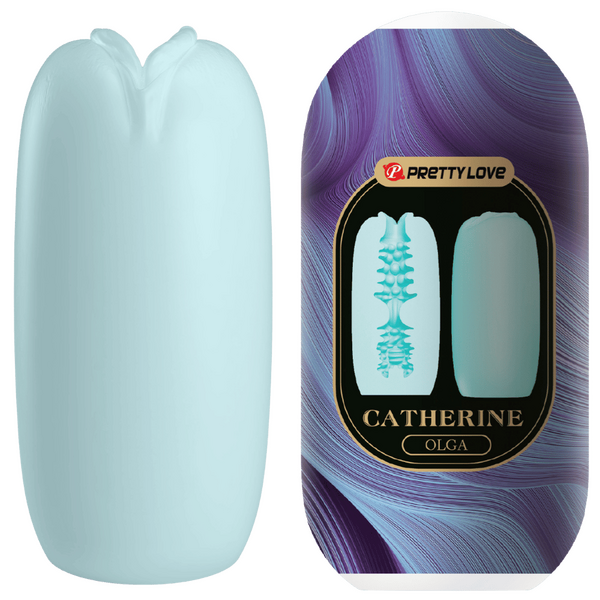 Catherine Olga Egg Masturbator – Soft Stimulating Male Masturbator Blue > Sex Toys For Men > Masturbators Cup
