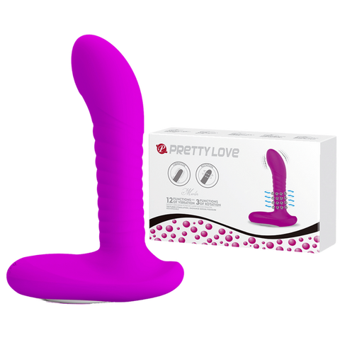 Rechargeable Merlin – Silicone Vibrator with 12 Vibration and 3 Rotation Functions One Size > Anal Range > Anal Probes