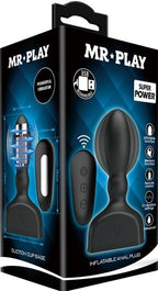 Mr. Play Inflatable Anal Plug – Multi-Speed Vibrating Adjustable Butt Plug Default Title > Anal Range > Tunnel and Stretchers