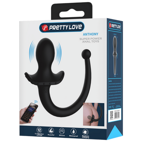 Anthony App Control Tail Plug – Wearable App-Compatible Vibrator One Size > Anal Range > Tail Butt Plugs