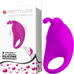 Rechargeable Rabbit Vibrator Cockring – Rechargeable Rabbit Vibrator Cockring Purple > Cock Ring > Vibrating