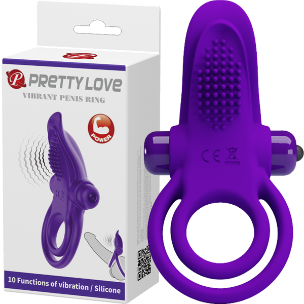 Vibrant Rabbit Cock Ring – Silicone Vibrating Penis Ring Purple > Vibrators > Ladies > Rabbit