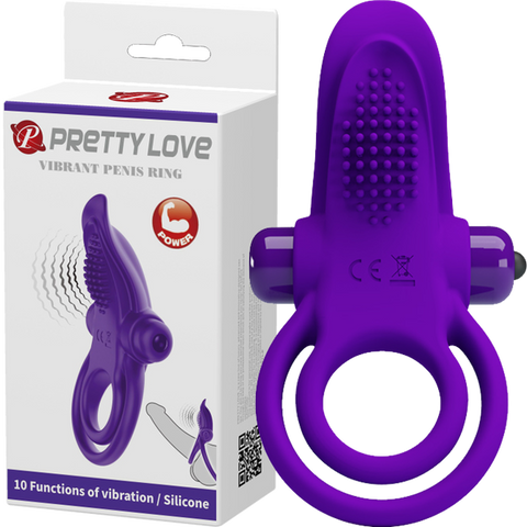 Vibrant Rabbit Cock Ring – Silicone Vibrating Penis Ring Purple > Vibrators > Ladies > Rabbit
