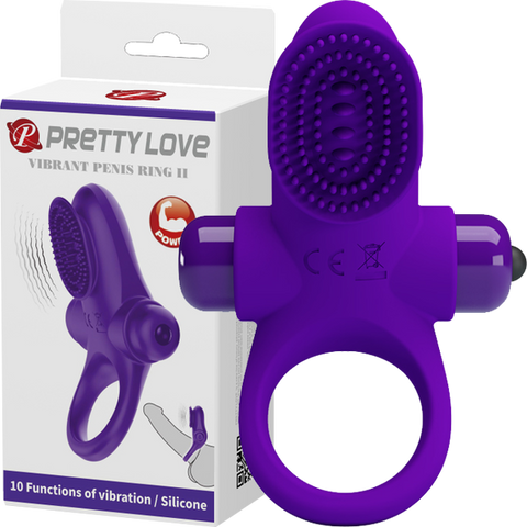 Vibrant Penis Ring II – Silicone Vibrating Penis Ring Purple > Sex Toys > Couples Toys