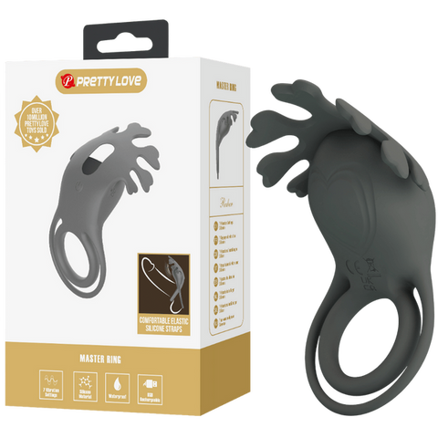Pretty Love Ruben – Rechargeable 7 Function Vibrating Cock Ring One Size > Cock Ring > Vibrating