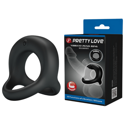Vibrant Elliott Silicone Penis Ring With Ball Strap – Comfortable Stretchy Cock and Ball Ring One Size > Cock Ring > Sling