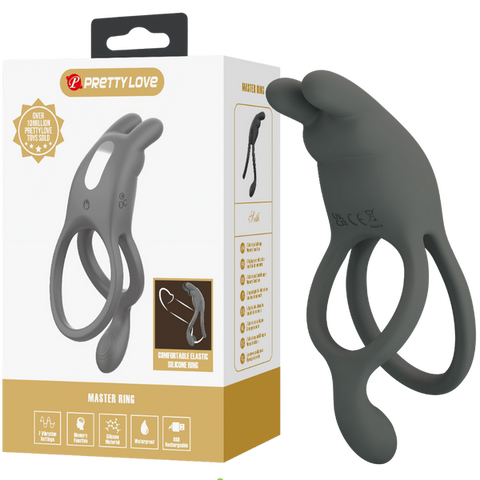 Seth Vibrating Cock Ring – Silicone Powerful Vibrator Cock Ring One Size > Cock Ring > Vibrating