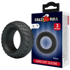 Dilson Super Soft Silicone Cockring – High-Quality Flexible Silicone Cockring Black > Cock Ring > Single
