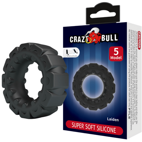 Laiden No.5 Super Soft Silicone Cockring – High-Quality Silicone Cockring One Size > Cock Ring > Single