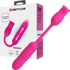 Pretty Love Nobikuma – Rechargeable Silicone Thrusting Bullet Vibrator Pink > Vibrators > Mini Vibrators