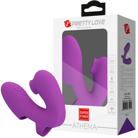 Rechargeable Athena – Silicone Finger Vibrator with 7 Vibration and Tapping Modes One Size > Vibrators > Finger Vibrators