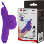 Rechargeable Snail – Ergonomic Silicone Finger Vibrator with 10 Vibration Modes Purple > Vibrators > Finger Vibrators