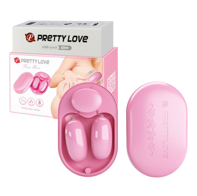 Dual Vibrating Bullet Fun Box – Rechargeable Waterproof Vibrator with 12 Vibration Settings > Vibrators > Mini Vibrators
