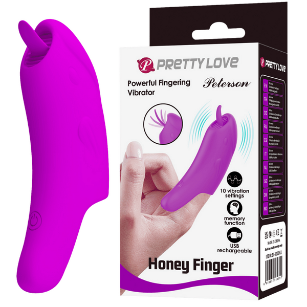 Peterson Rechargeable Honey Finger – Luxury Silicone Finger Vibrator One Size > Vibrators > Finger Vibrators