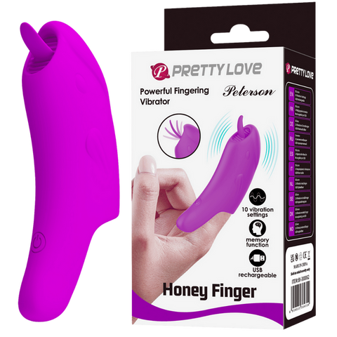 Peterson Rechargeable Honey Finger – Luxury Silicone Finger Vibrator One Size > Vibrators > Finger Vibrators
