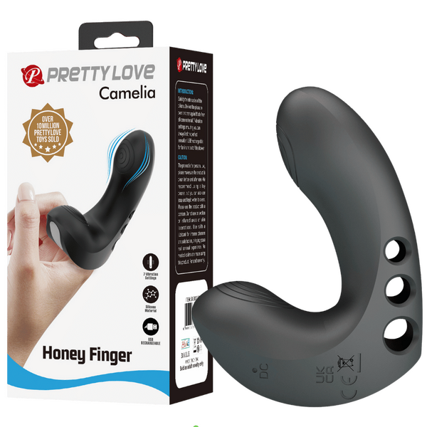 Honey Finger Camelia – Pocket-Sized USB Rechargeable Finger Vibrator One Size > Vibrators > Finger Vibrators