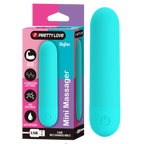 Stefan Rechargeable Mini Massager – Compact Vibrating Bullet Vibrator Blue > Vibrators > Mini Vibrators