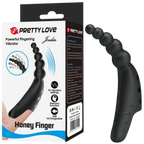 Jordin Honey Finger - Flexible Ribbed G-Spot And Clitoris Stimulating Vibrator With 10 Settings One Size > Vibrators > Finger Vibrators