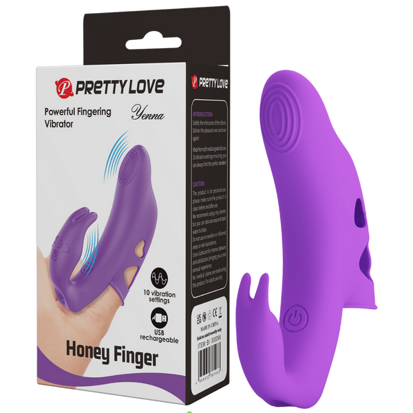 Honey Finger Rechargeable Yenna – Finger Sleeve Vibrator One Size > Vibrators > Finger Vibrators