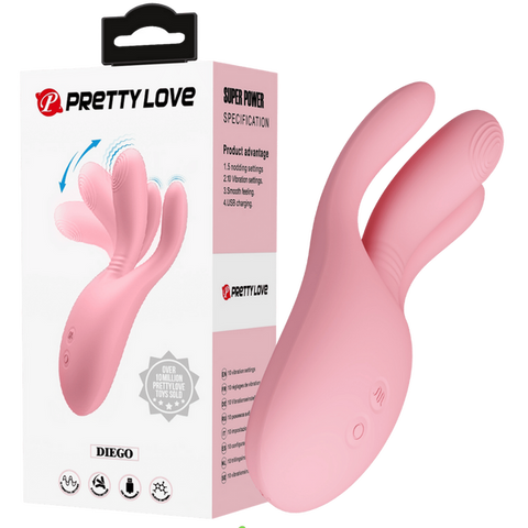 Pretty Love Finger Flicker Diego – Rechargeable Flexible Vibrator with Multiple Settings One Size > Vibrators > Finger Vibrators