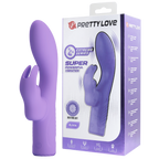Rechargeable Elivia – 10 Function Silicone G-Spot Vibrator with Breathing Light Purple > Vibrators > Ladies > Rabbit