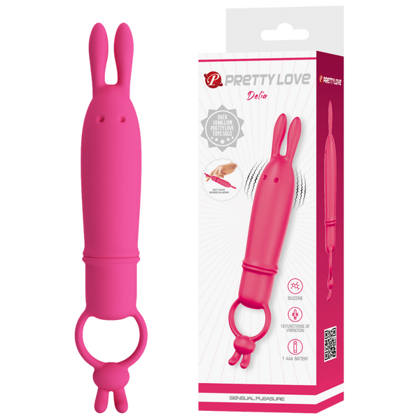 Delia Bunny Finger Vibrator – Silicone 10-Mode Finger Vibrator Default Title > Vibrators > Finger Vibrators