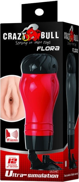 Flora Mouth Masturbator – 12 Function Vibration Stroker with Suction Base One Size > Sex Toys For Men > Masturbators > Vibrating