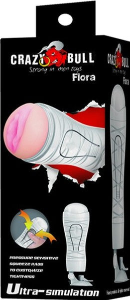 Flora Pussy Masturbator – Lifelike Sleeve with Suction Cup Base Stroker Flesh > Sex Toys For Men > Masturbators > Manual
