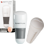 Pretty Love Kitty - Realistic Ultra Simulation Male Masturbator White > Sex Toys For Men > Masturbators > Manual