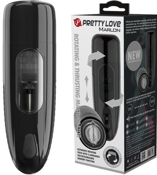 Pretty Love Marlon – 10 Mode Rotating Thrusting Masturbator Default Title > Sex Toys For Men > Masturbators > Vibrating