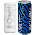 Super Soft Can Masturbator – Portable Realistic TPR Male Masturbator (Black Blue) > Sex Toys For Men > Masturbators > Manual