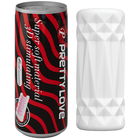 Super Soft Can Masturbator – Portable Realistic TPR Male Masturbator (Black Red) > Sex Toys For Men > Masturbators > Manual