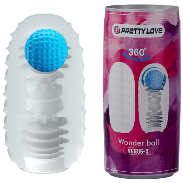 Venus-X Magic Ball – Textured Sleeve Masturbator Wonder Ball > Sex Toys For Men > Masturbators Cup