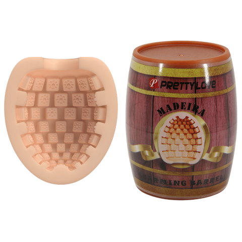 Charming Barrel Masturbator – Soft Realistic TPR Portable Male Masturbator Peach > Sex Toys For Men > Masturbators Cup