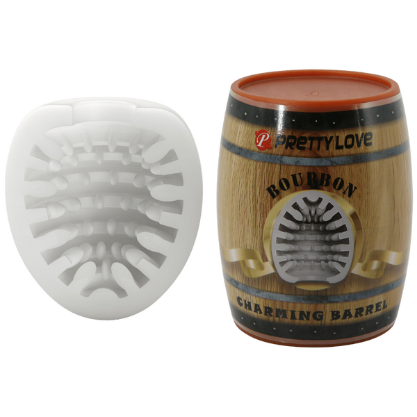 Charming Barrel Masturbator – Soft Realistic TPR Portable Male Masturbator White > Sex Toys For Men > Masturbators Cup