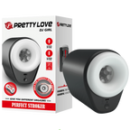 DJ Girl Perfect Stroker – Multi-Speed Thrusting Masturbator Cup Black > Sex Toys For Men > Masturbators > Vibrating