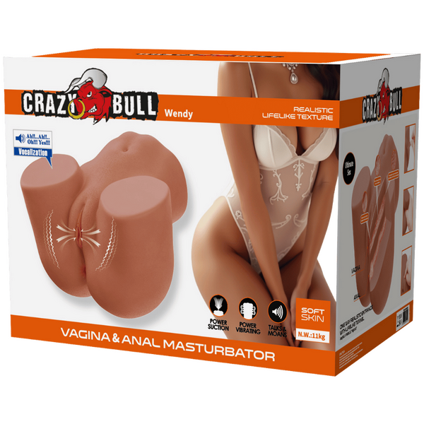 Wendy Vagina and Anal Masturbator – Realistic 3D Petite Pelvis Masturbator One Size > Sex Toys For Men > Assbators