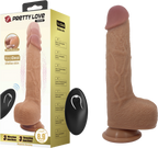 Thrusting Tommy Dong – Remote-Controlled 8.9" Thrusting Vibrator with Suction Cup One Size > Vibrators > Realistic Vibrators