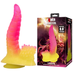 Flame Beast 8.8 Inch Silicone Dildo – Body-Safe Suction Base Dildo One Size > Dildos > Fantasy