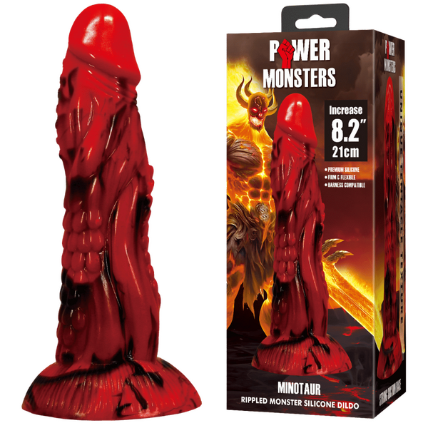 Minotaur 8.2 Inch Silicone Dildo – Premium Body-Safe Flexible Dildo One Size > Dildos > Fantasy