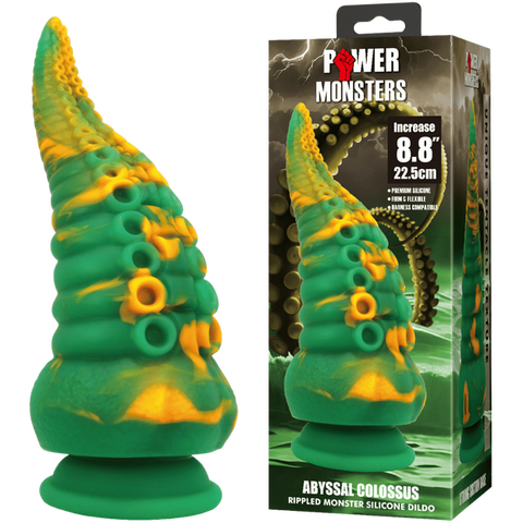 Abyssal Colossus – Silicone 8.8 Inch Dildo with Pronounced Ridges One Size > Dildos > Fantasy